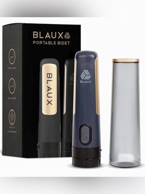Blaux Portable Bidet for Travel  Rechargeable Handheld Sprayer 5.75oz~NEW SEALED